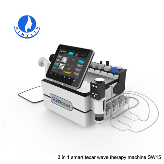 3 in 1 EMS tecar rf shockwave therapy machine SW15